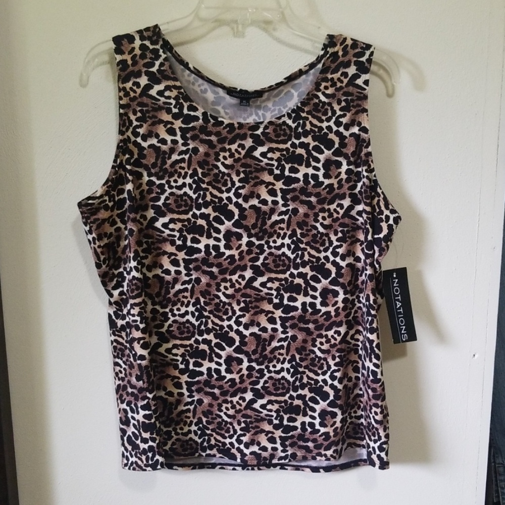 NWT Women's Cheetah Print Tank Top